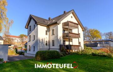 Balkone an drei Wohnungen
