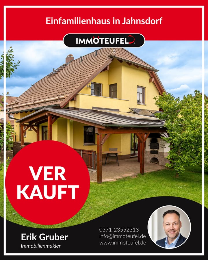 🏡✨ Verkauft in Jahnsdorf – und zwar wirklich bilderbuchmäßig! ✨🏡