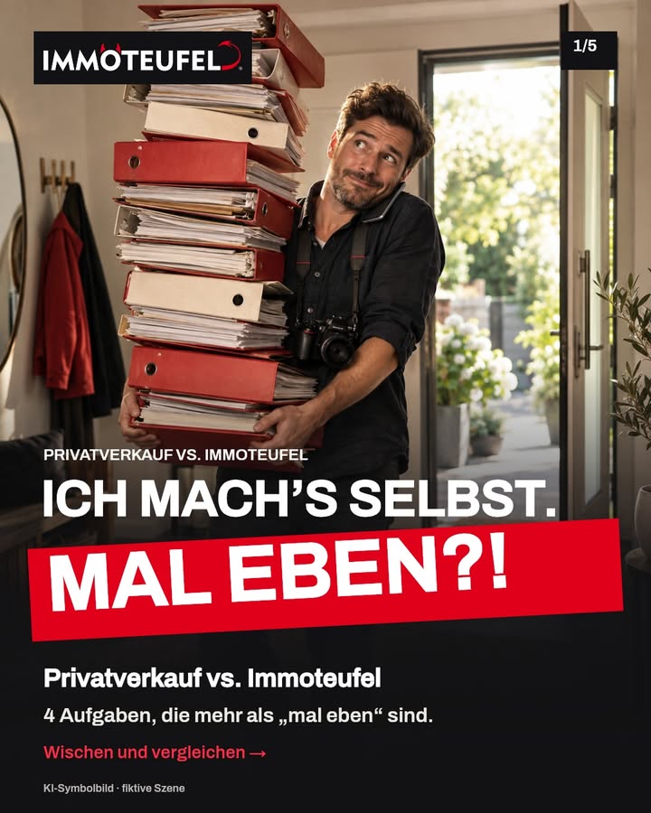 „Ich verkaufe das mal eben selbst.“ 🏡