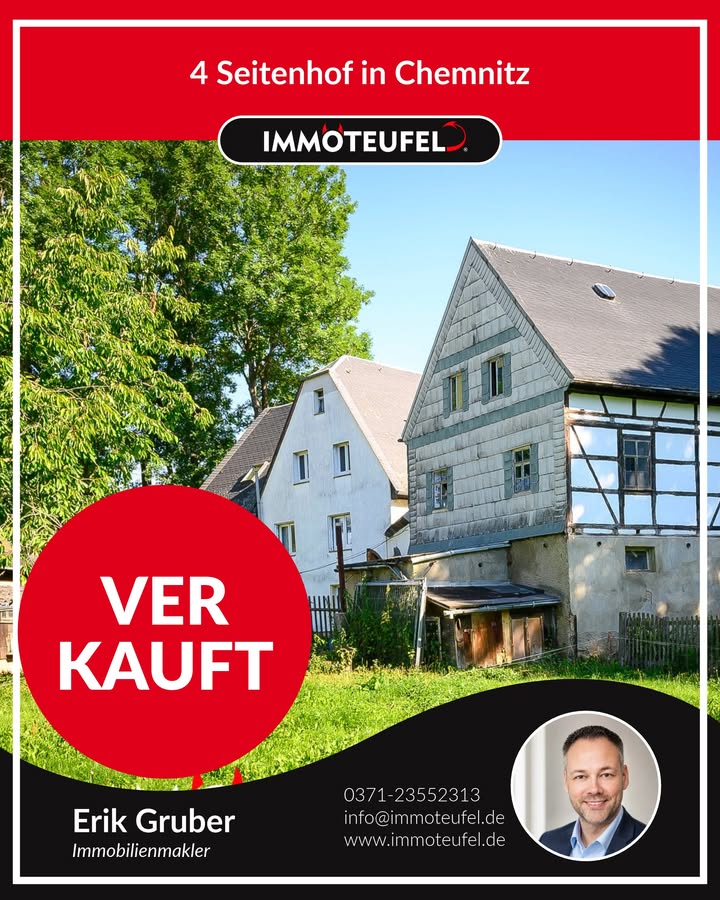 🏡✨ VERKAUFT – Ein Stück Geschichte in Chemnitz-Wittgensdorf! 🔑