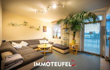 Schöne und vermietete 3 Zimmerwohnung mit Balkon und Stellplatz in 09126 Chemnitz