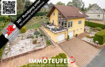 Gepflegtes Einfamilienhaus mit traumhaften Ausblick in 09224 Grüna