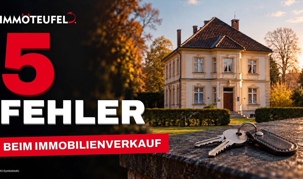 Vorschaubild: 5 Fehler beim Immobilienverkauf | Immoteufel – Wir kümmern uns.