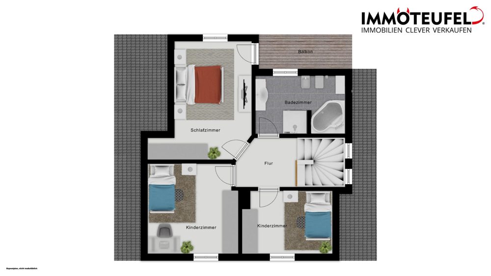 Einziehen und wohlfühlen – gepflegtes Familienhaus mit Fußbodenheizung und Traumgarten am Feldrand – Bild 20