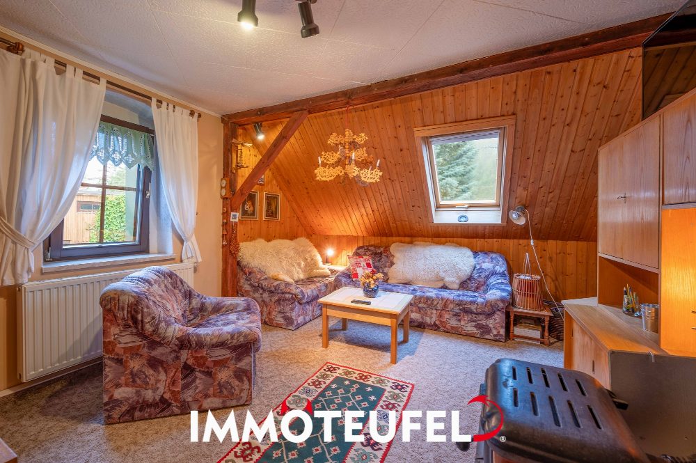 Naturidyll für Familien: Traumgarten im Erzgebirge, Kamin, Wintergarten und beheizter Pool inklusive – Bild 11