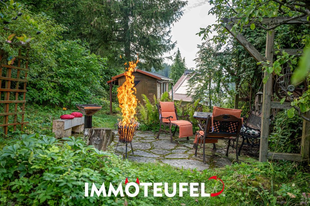 Naturidyll für Familien: Traumgarten im Erzgebirge, Kamin, Wintergarten und beheizter Pool inklusive – Bild 21