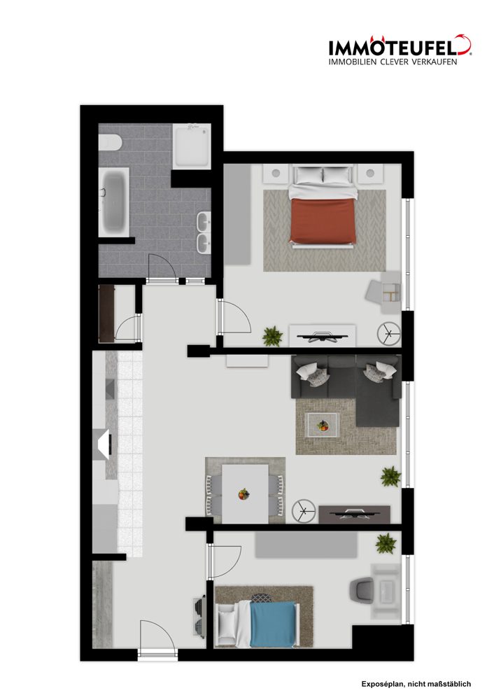 Moderne 3-Zimmer-Wohnung mit Aufzug und hochwertiger Ausstattung inkl. Einbauküche in Oberlungwitz – Bild 17