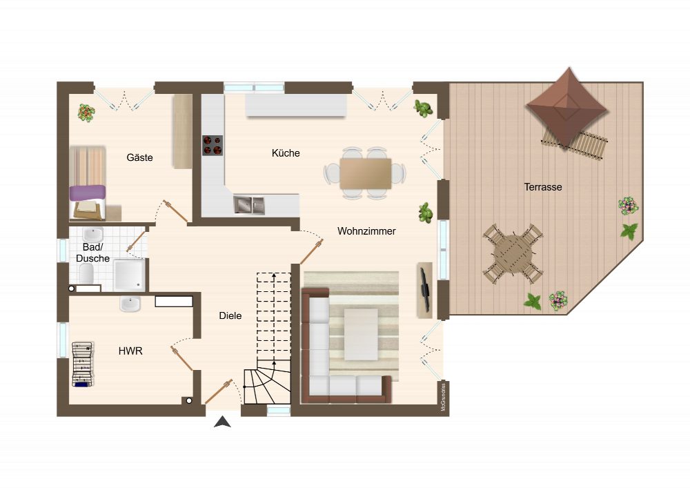Ein Zuhause für die ganze Familie - modernes Einfamilienhaus mit Erdwärme und Einbauküche in Röhrsdorf – Bild 17