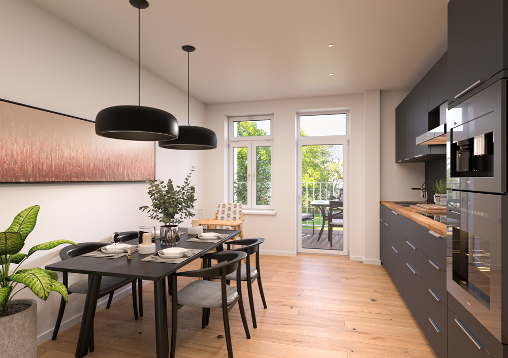 Moderne Wohnung die keine Wünsche offen lässt - immoteufel Chemnitz